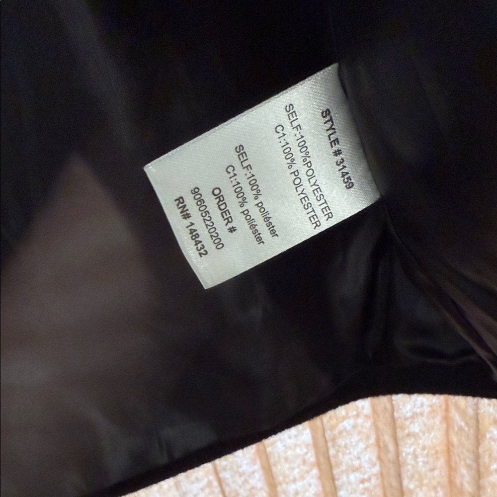 BeCool Black Polyester Long Coat - Picture 4 of 5